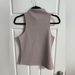 H&M Shimmering Pink Turtle Neck Top